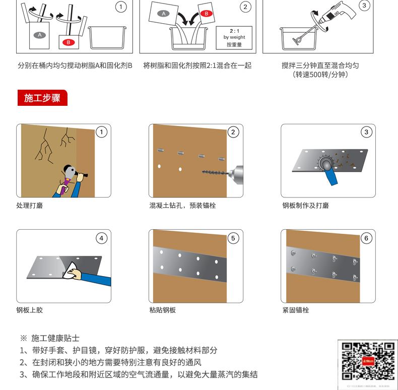 包钢达日粘钢加固施工过程